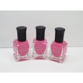 DEBORAH LIPPMANN NAIL POLISH IN THE PINK 0.27 OZ (LOT OF 3)