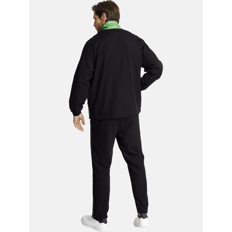 Jan Vanderstorm Eirik Men's Leisure Suit - Green Striped, size: