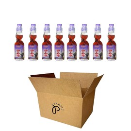 RAMUNE Japanese Soft Drink multi-pack, 8 Bottles, 6.76 Fluid Ounce (Grape)