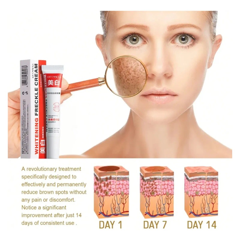 Crema Quitamanchas Hidratante 20g Para Rostro Todo Tipo De Piel