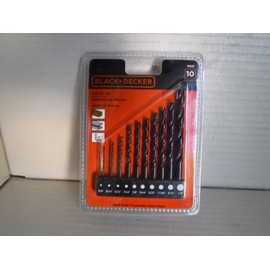 BLACK+DECKER Black & Decker Drill Bit Set 10PC