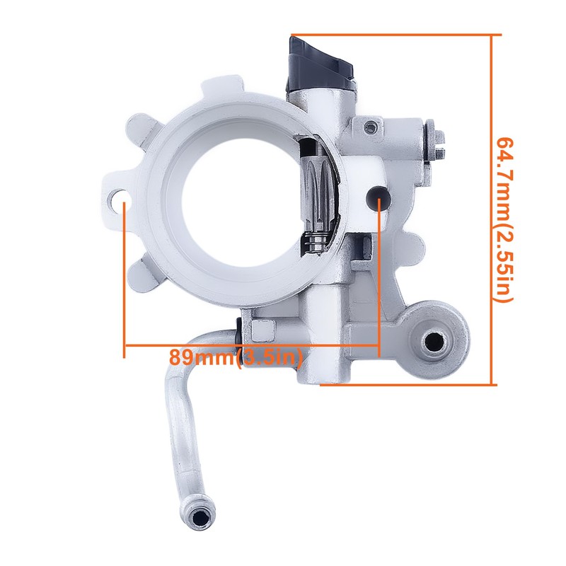 Mtanlo Oiler Oil Pump for Stihl 044 MS440 Chainsaw Worm