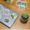 Unbranded 10pcs Hand Drawn Travel Map Stickers- Scrapbook, Journal, DIY