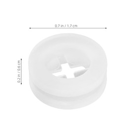 SHERCHPRY 20Pcs Silicone Straw Hole Plugs, Straw Hole Plugs, Lid Straw Plugs, Lids Airlock Grommet for Lids Straws Silicone Straws