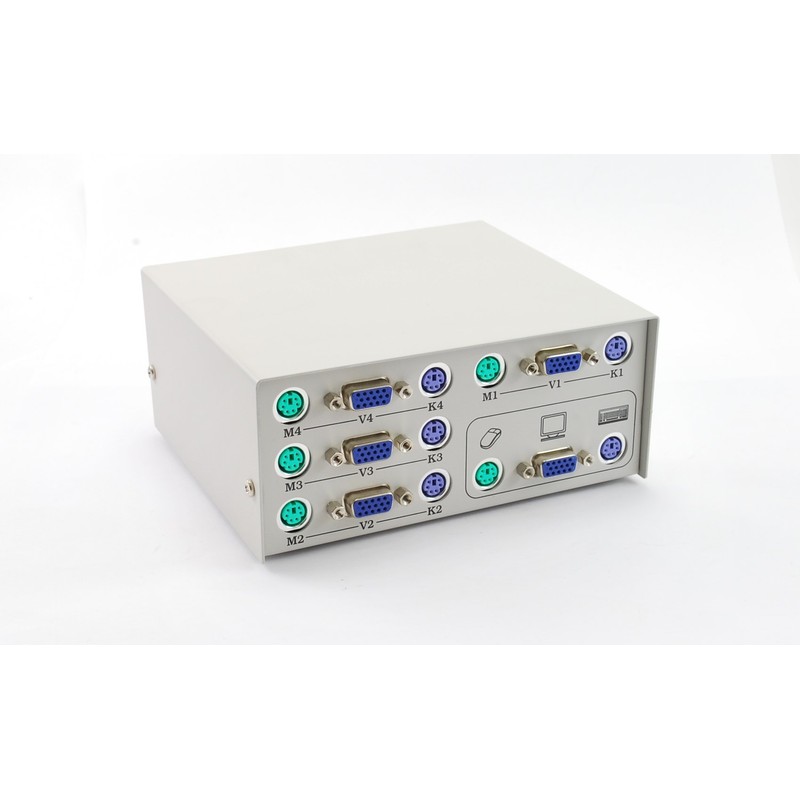 Manhattan 4 Way PS/2 KVM Push Button Switch