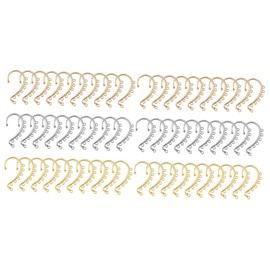 COHEALI 60pcs Earring Hooks Earring Making Accessories for Non-pierced for Craft Projects Elegant Clip Style for Jewelry Making