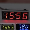 SEIWEI 1 Piece LCD Digital Clock, 0.56 Inch Portable Small