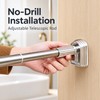 Adjustable Shower Curtain Rod for Bathrooms and Laundry Rooms –
