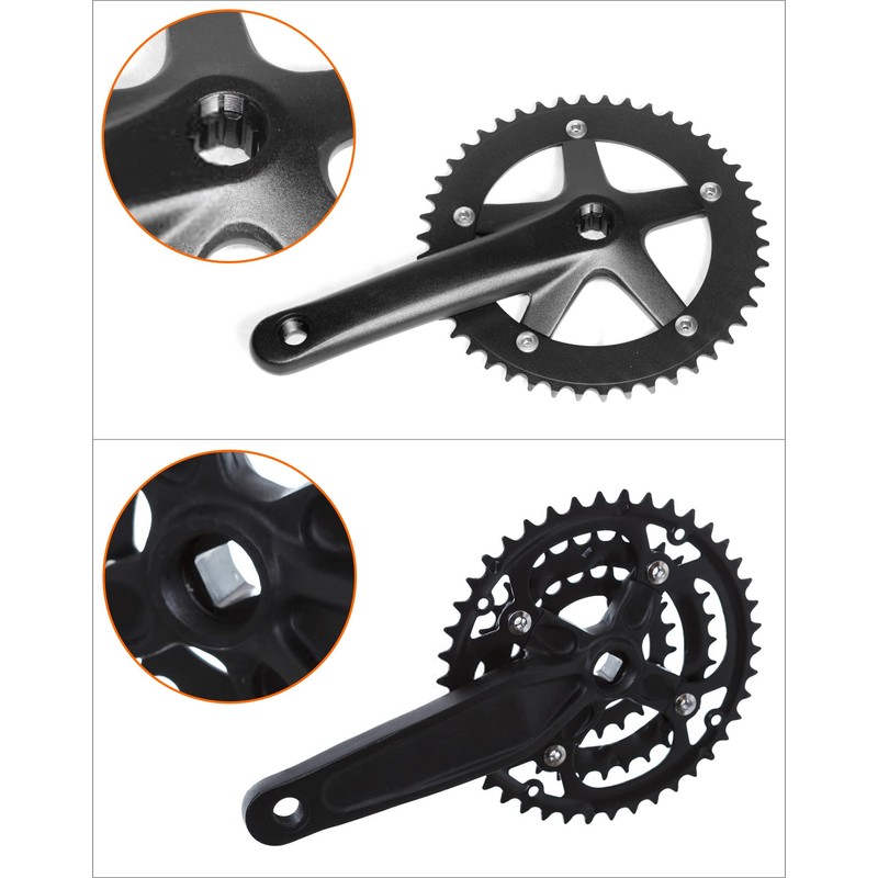 QWORK® Bicycle Crank Puller, Crank Arm Puller, Freewheel Removal Tool