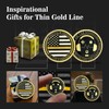 10Pcs Thin Gold Line Challenge Coins Bulk Pack Emergency Dispatchers