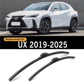 GARDIMU Front and Rear Windshield Wiper Blades, 3 Pcs Front and Back Windshield Wipers Blades Replacement for Lexus UX 250h 300h 2019-2025, 26" 16" 12", Car Window Wiper Blades from 2019 to 2025