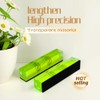 2PCS high-precision leveling bubble extended three line horizontal bubble water