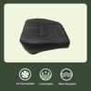 FZJDSD Black Driver & Passenger Side Bottom Leather Seat Cover