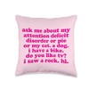 ADHD Funny Quote Ask Me About My Attention Deficit Disorder