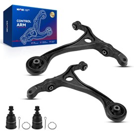 KAX Front Lower Control Arm w/Ball Joint & Sway Bar Links for 2003 2004 2005 2006 2007 Honda Accord, 2004-2008 Acura TSX Suspension Kit K640289 K640290 K80228 4pcs
