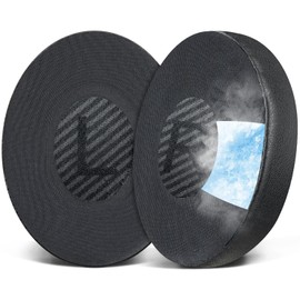 SOULWIT Cooling Gel Replacement Earpads for Bose On-Ear 2 (OE2/OE2i)/SoundLink/SoundTrue On-Ear Headphones, Ear Pads Cushions with High-Density Noise Isolation Foam - Full Black