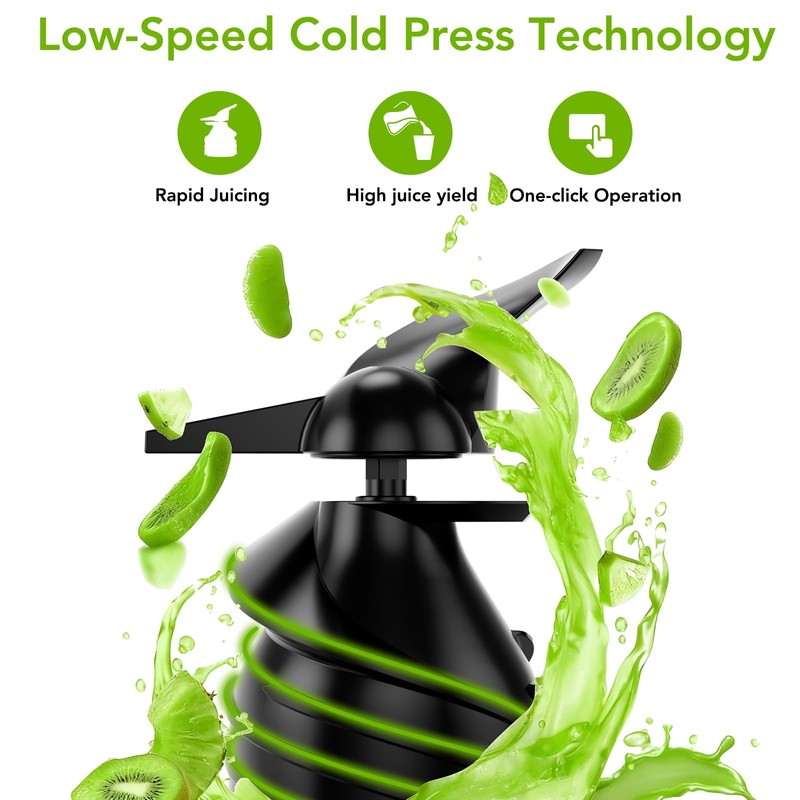 COWSAR Cold Press Juicer - Juicer Machines with 4.35" Wide