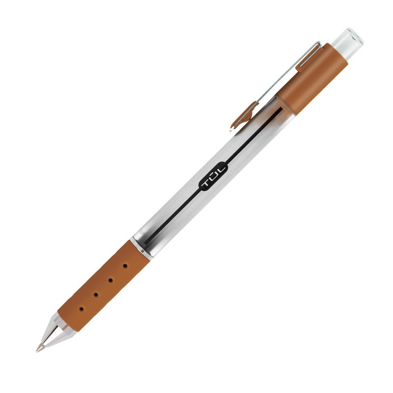 TUL WHJJK Retractable Gel Pens, Bullet Point, 0.7 mm, Gray
