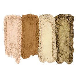 Paleta L.A. Girl 4PLAY 4 Sombras Mate Brillo Lámina Color Verde Cowgirl