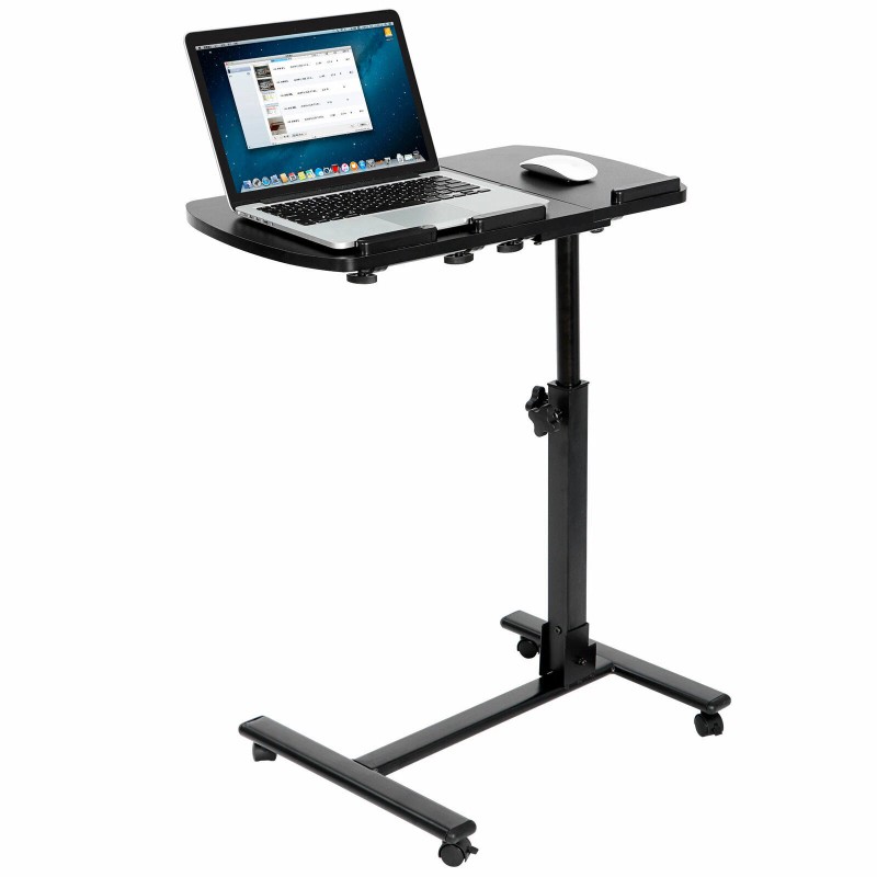 Segawe Adjustable Height Angle Rolling Laptop Desk Stand Table Tilting