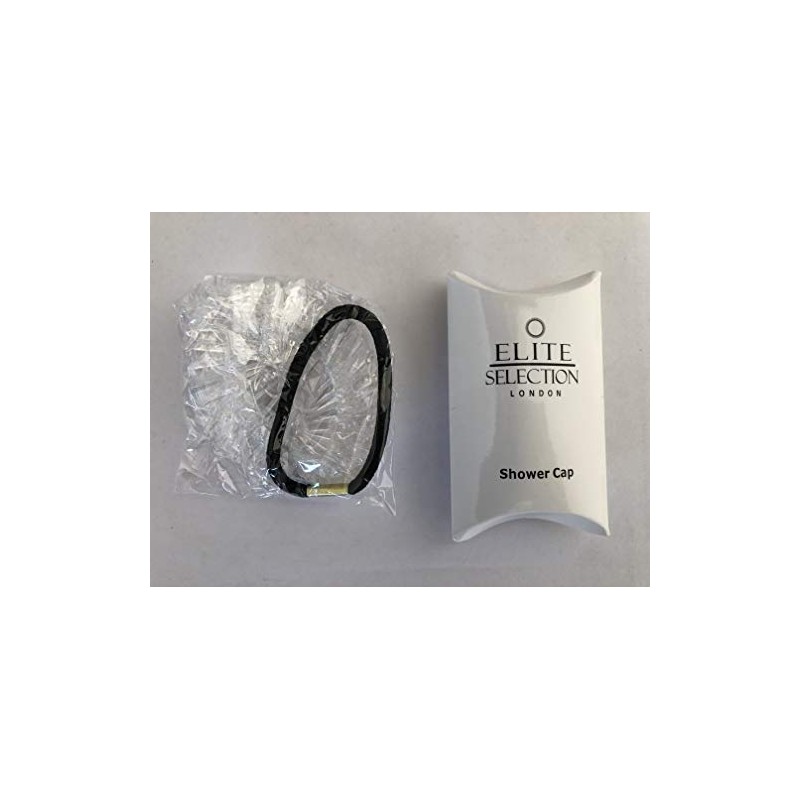 Individually Boxed Shower Caps and Pony Tail Ring for Hotels