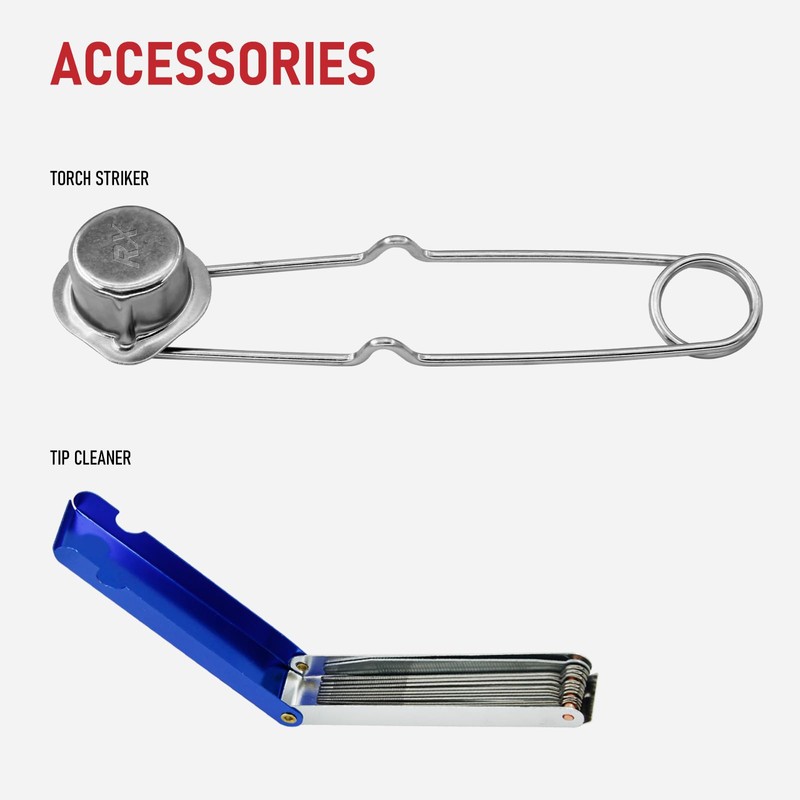 RX WELD Heavy Duty Oxy-Fuel Torch Kit with Check Valves,