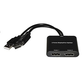 LINK LKADAT136 Splitter 2 Display Port with USB Power Supply and MST Function