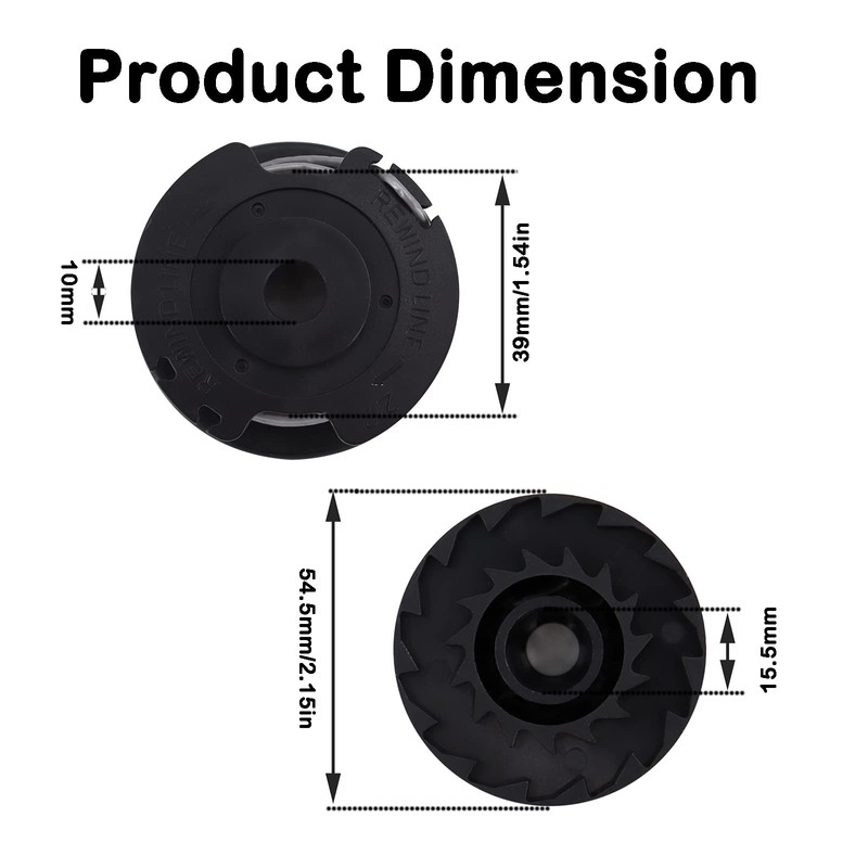 F016800569 Strimmer Spool Line Compatible with Bosch EasyGrasscut 23, EASYGRASSCUT