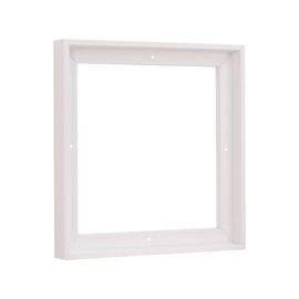 PIXY CANVAS Floater Frame 8x8 for 3/4 (0.75) inch Deep Canvas Paintings/Canvas Prints/Wood Canvas Panels/Wall Art/Wall Decor/Home Decor/Artwork (White, 8 x 8 inch, Square)