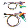Treedix 10pcs IC Clip Test Leads 30cm Male Female Copper
