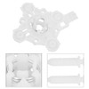 Riloer Rearview Mirror Glass Bracket Clip, Car Side Mirror Glass