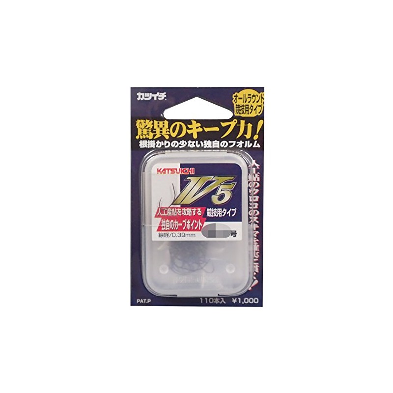 カツイチ(KATSUICHI) V5 フック 6.5号 釣り針