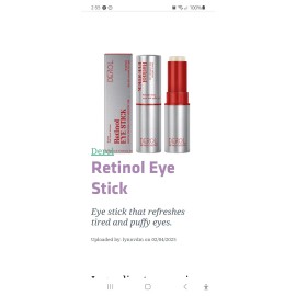 Derol Retinol Eye Stick To Brighten, Moisture & Help Fine Lines & Wrinkles.