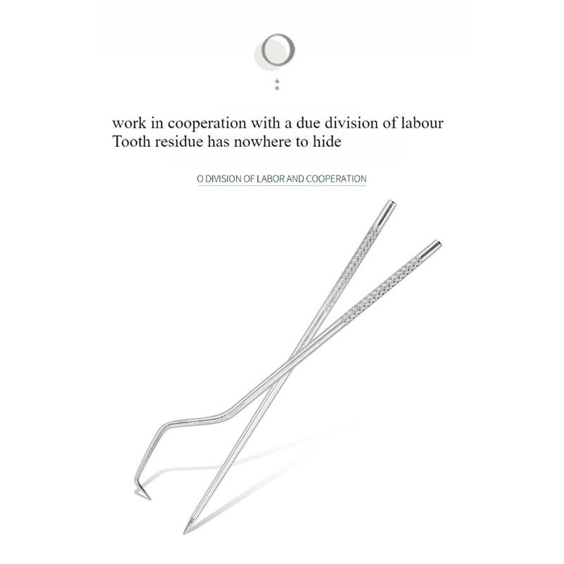 Stainless Steel Toothpick Set with Holder - Portable Teeth Cleaning