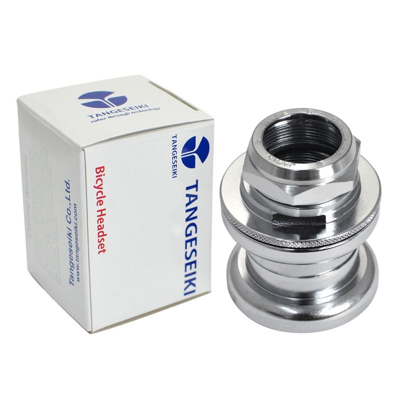 Tange MX-2 Old School BMX 1" Threaded Headset Chrome Silver,
