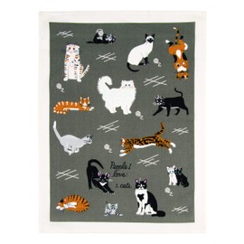 People I Love: Cats Dish Towel