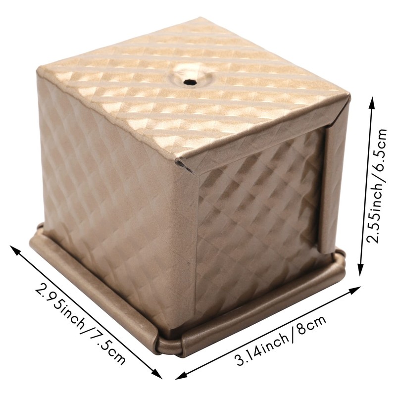 Iegefirm Square Box Mould with Lid Toast Mould Bread Mould