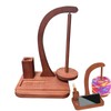 HEDIROLL Wooden Yarn Holder，Magnetic Yarn Holder with Magnetic Design and