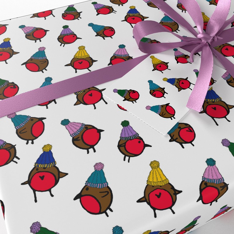 Luxury ECO Xmas Gift Wrap - 6 sheets/tags - Christmas