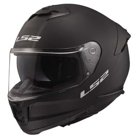LS2 Helmets Stream II Full Face Motorcycle Helmet W/ SunShield (Matte Black - Large)
