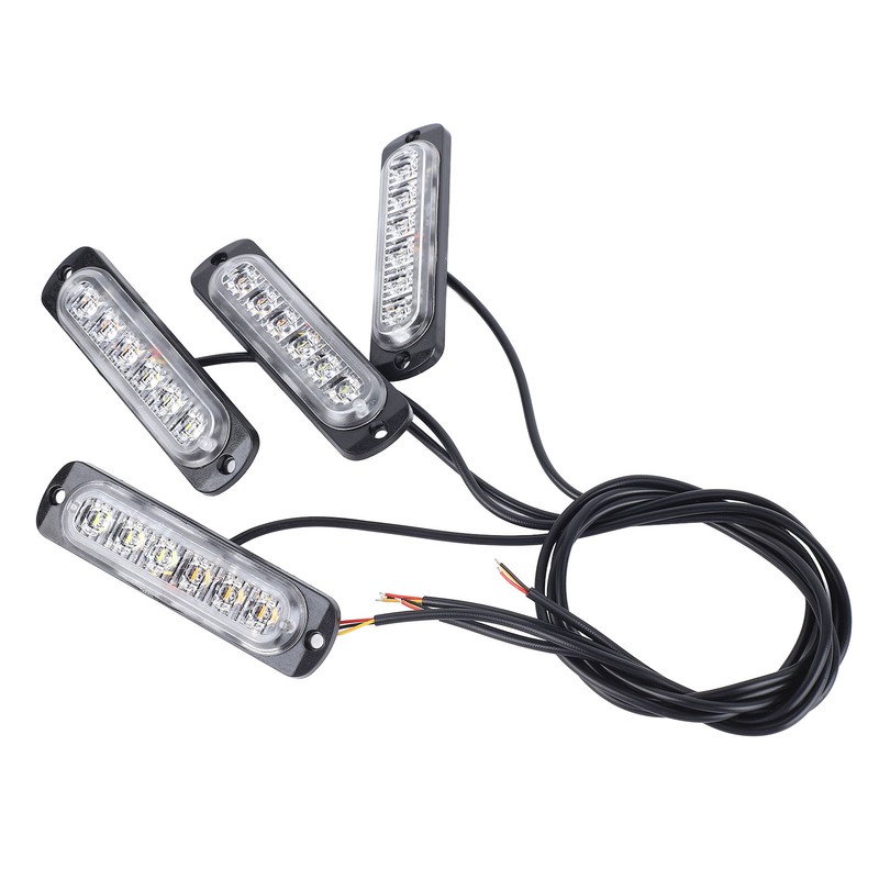 4pcs Side Marker Light Aluminum 12V to 24V 18 Lighting