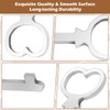 Ulreon 4 Pack Cedar Box Key Stainless Steel Mini Key