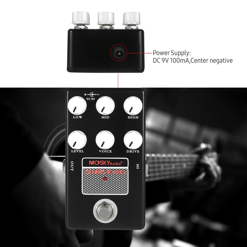 MOSKYaudio CLASSIC M-SHALL Speaker Simulator Cabinet Simulator Guitar Effect Pedal