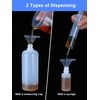 Furuising 8Pcs 100ml Plastic Dropper Bottle, Empty Squeezable Dropper Bottles,