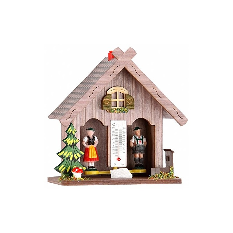 Trenkle German Black Forest Weather House Violet TU 894 lila