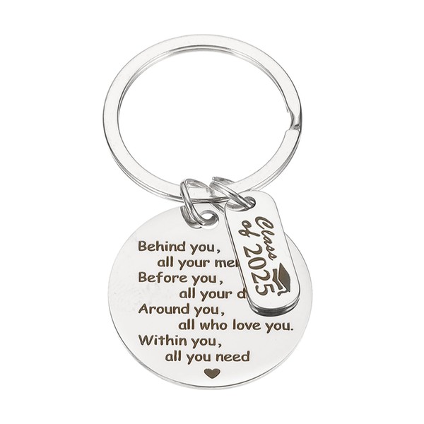 PATIKIL Graduation Keychain, College Graduation Inspirational Presents Tag Creative Key