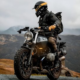 Kinstecks 4PCS Motorcycle Indicators Flowing Turning Indicators Turn Signal Lights 12V 36 LEDs for Motorcycle Motorbike Scooter Quad Cruiser Harley Kawasaki Yamaha Suzuki Off Road-Clear Shell