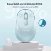 VicTsing Mini Ergonomic Wireless Mouse, 2.4G Quiet Mouse with USB