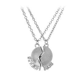 Soccer Ball Football Necklace Pendant for Women Men Matching Sport Ball Best Friends Necklace Friendship BFF BBF Jewelry 2Pcs Set