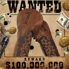 Craftsman Golf Cowboy Western Retro Brown Durable Golf Driver Headcover Cover fits up to 460cc Head